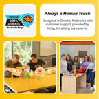 Fat Brain Toys Air Toobz, Air-Powered STEM Building Toys for Kids & Teens, Kids Building Toys, STEM Toys for 3+ Year Old