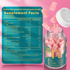 Lazpowfi Biotin Gummies -Hair Skin and Nails Vitamins for Men & Women, Vegan Vitamin B7, Supports Hair Growth and Stronger Nails,60 Day Supply-Raspberry-2 Pack