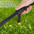 Quzzil 50 Pcs Irrigation Drip Support Stakes 1/2 Inch Tubing Hose Holder, Pipe Universal Drip Lines Tubing Hose for Gardening Patio Lawn Irrigation Growing