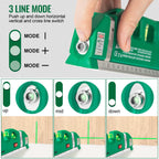 Level Tool Laser Level Leveler tool Cross Line Vertical and Horizontal Line with USB Rechargeable for Picture Hanging cabinets Tile Walls by AikTryee.