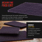 Dura-Gold 6" x 9" Purple Medium Fine 600 Grit General Purpose Scuff Pads