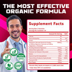 Magnesium Glycinate Gummies 1000mg - Sugar Free Magnesium Potassium Supplement with Vitamin D, B6, CoQ10 for Calm Mood & Sleep Support - 180 Raspberry Gummies.