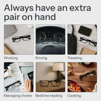 Gaoye 1.25 Professional Reading Glasses for All Day - Computer Readers with Blue Light Protection - Value Pack