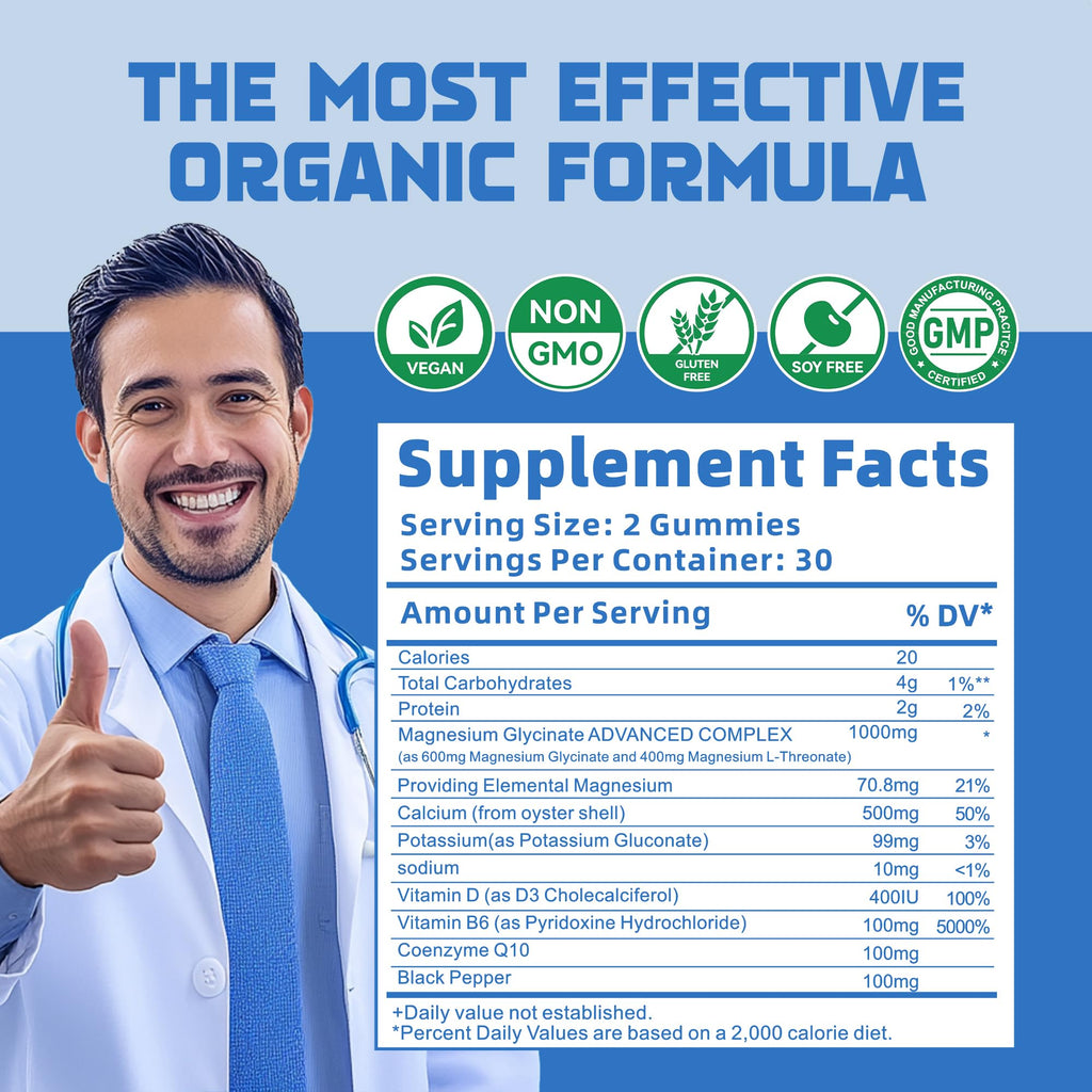 Magnesium glycinate Gummies Blueberry-120