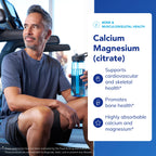 Pure Encapsulations Calcium Magnesium (Citrate) - 240 g Calcium & 240 g Magnesium - Bone Health Support - Non-GMO & Vegan - 180 Capsules