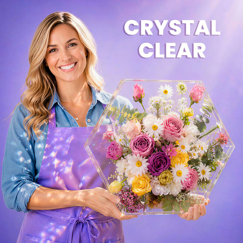 LET'S RESIN 34oz Crystal Clear Epoxy Resin, Casting Resin for Beginners