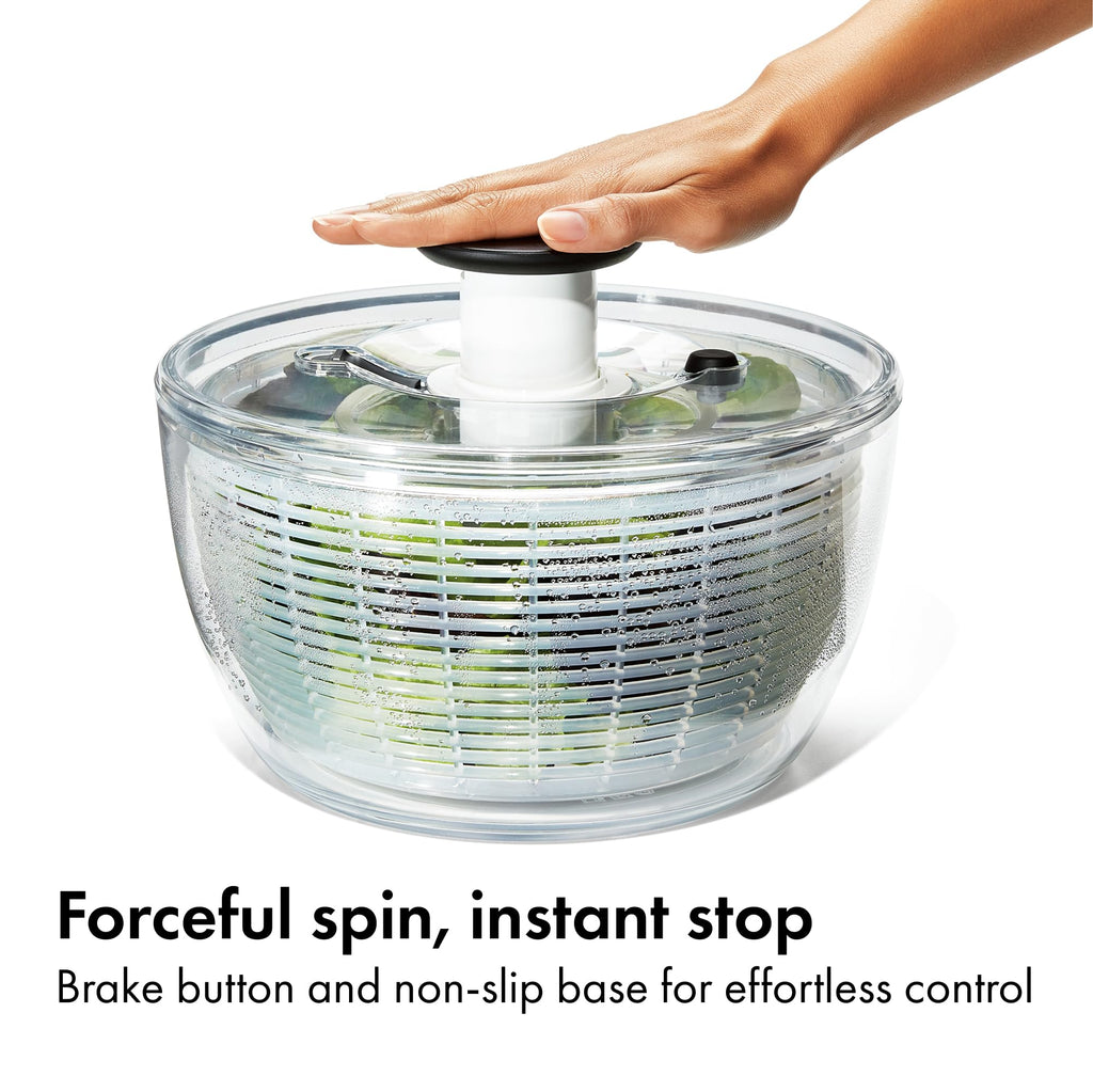 OXO Good Grips 6.22 Qt Salad Spinner, Vegetable Washer with Bowl & Strainer