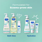 Mustela Stelatopia Eczema-Prone Skin Emollient Baby Face Cream - Face Moisturizer with Natural Avocado & Sunflower Oil - Fragrance-Free - 1.35 fl. oz.