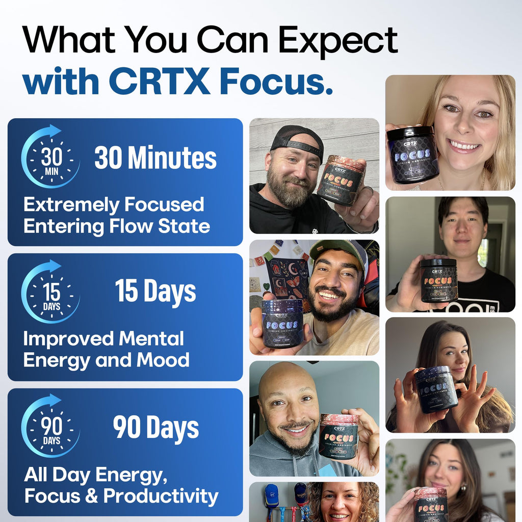 Nootropic Strongest Focus Supplement - Clinically Backed Ingredients Made in USA - Scientifically Backed Doses - Supplement for Brain Fog - AlphaGPC, Lions Mane, Rhodiola and More 10:1 90 Capsules