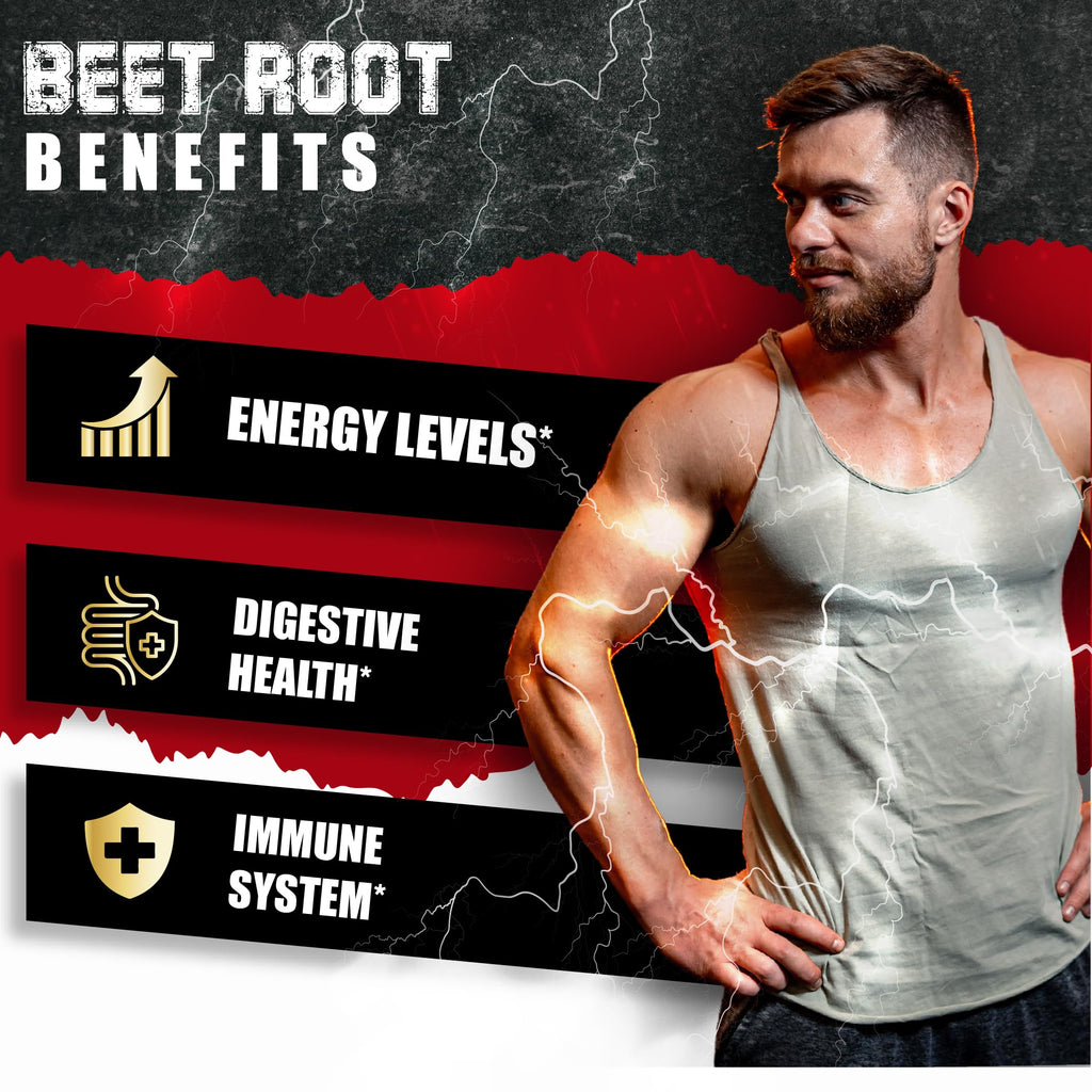 BMVINVOL Beet Root, Green Tea, Red Spinach, Ginseng, Black Pepper - 150 Capsules - 5 Month Supply