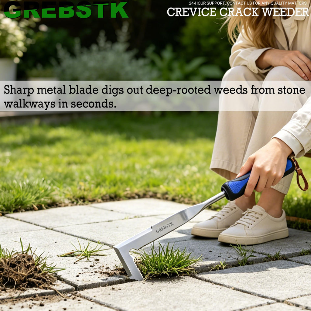 GREBSTK Crack Weeder Crevice Weeding Stainless Steel Sharp Lightweight Tool