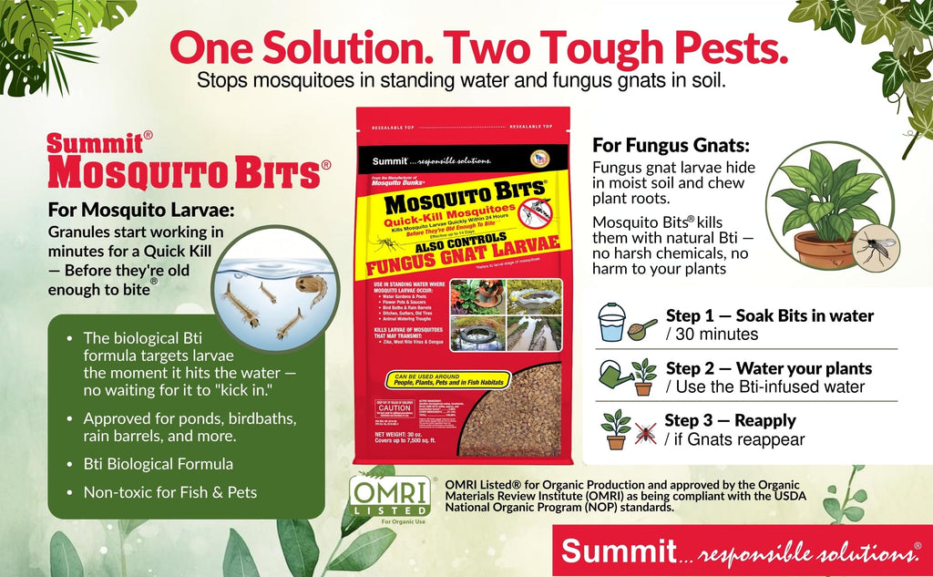 SUMMIT CHEMICAL CO 117-6 30OZ Mosquito Bits