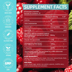 90 Count Magnesium Glycinate Gummies 400 mg - Sugar Free Magnesium Supplement for Adults with Glycinate & Malate, L-Theanine, Ashwagandha, Zinc, Vitamin B6 & D3, Supports Relaxation & Sleep