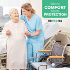 Remedies Extra Large Incontinence Bed Pads (36" x 36", 50 Count) - Super Absorbent Disposable Chux Underpads for Adults, Seniors, Kids, Puppies, Dogs & Furniture Protection