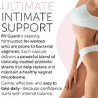 Bacterial Vaginosis Symptoms Relief for Women | Natural Homeopathic Supplement for Odor, Itching, Discharge, BV, and Vaginal Microbiota Imbalance | 60 Capsules for pH Balance and Daily Support
