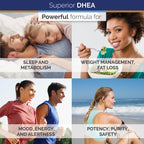 Superior Labs – Extra Strength Natural DHEA – Non-GMO 100 mg Dose, 60 Vegetable Capsules – Promotes Healthy Aging in Men & Women – Helps Restores Youthful Energy Levels