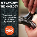 T-REX Flexible Waterproof Tape - Heavy Duty Adhesive Waterproofing Tape for Pool Repair, Leaks, Roof Patches - Extreme Weather & UV Resistance - Black, 1.88" x 30 ft. (Pack of 1)