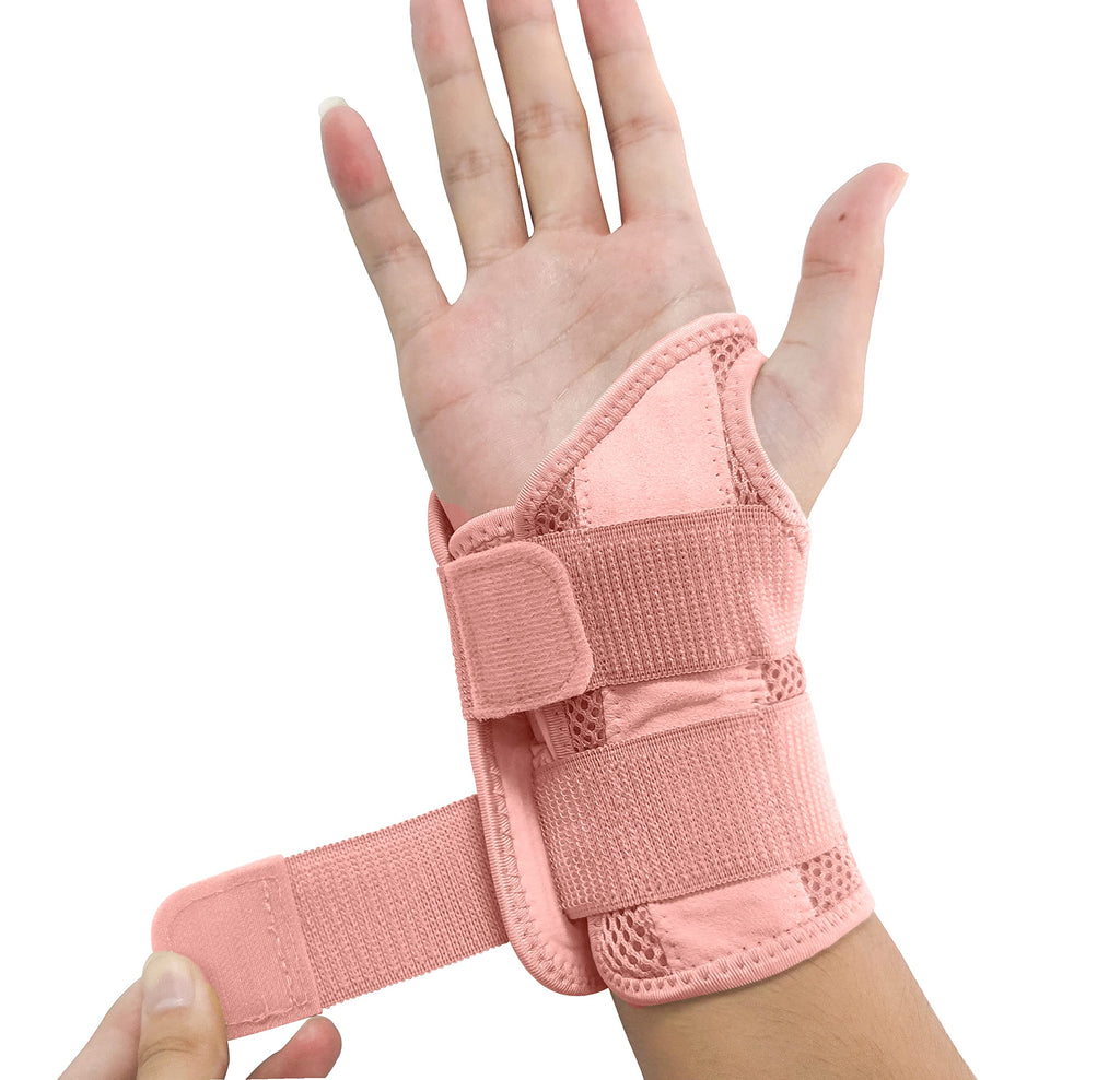 NuCamper Wrist Brace Carpal Tunnel Right Left Hand for Men Women, Night Wrist Sleep Supports Splints Arm Stabilizer with Compression Sleeve Adjustable Straps,for Tendonitis Arthritis Pain Relief