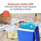 Healthy Packers Ice Packs for Lunch Boxes & Coolers, Slim Reusable 4-Pack