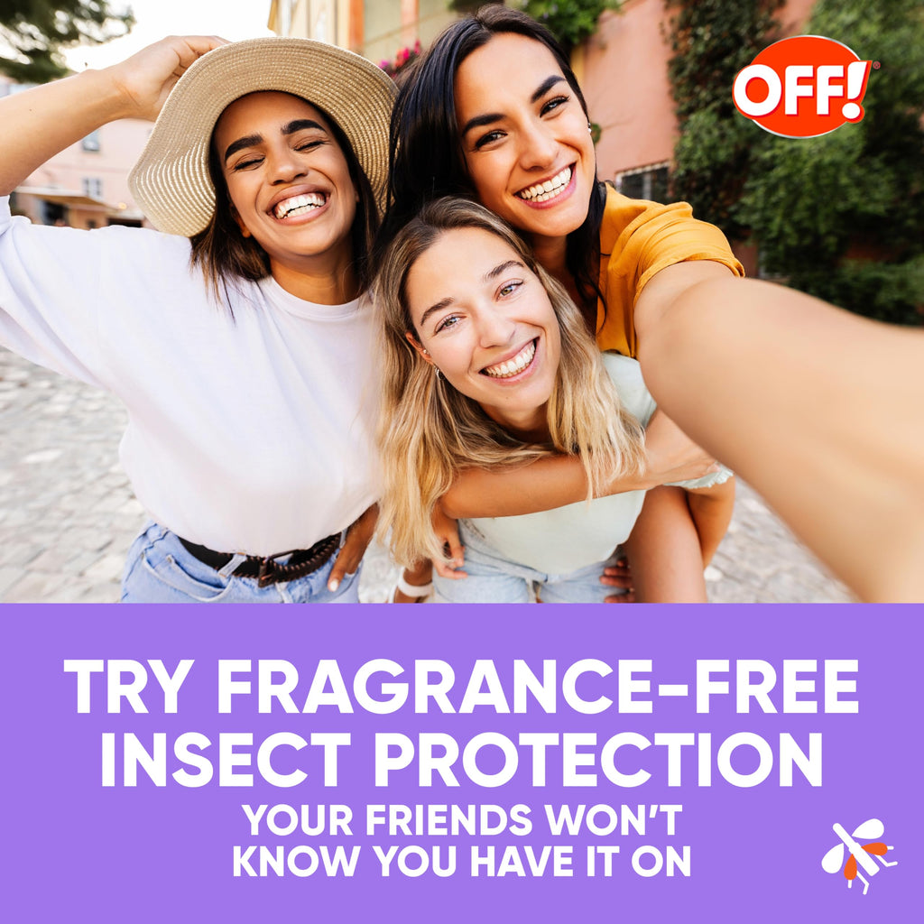 Off! Clean Feel Travel Size Insect Repellent Aerosol with 20% Picaridin - Bug Spray for Long-Lasting DEET-Free Protection from Mosquitoes, Fragrance-Free Pest Control for Ticks & Flies, 2.5 oz