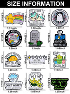 Funny Enamel Pins for Adults – Metal Humorous Sarcastic Pins for Backpacks, Jackets & Hats – Gift for Coworkers & Friends (Funny)