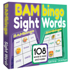 THE BAMBINO TREE Sight Word Bingo Game Level 3 & 4 - Learn to Read Vocabulary for 1st 2nd 3rd Grade Kids - Dolch's Fry's Site Words Reading Game