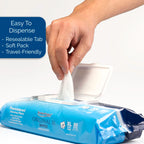 TenderProtect® Original XL Premium Adult Wipes (50/Pk), Extra-Large 9"x12" Wet Wipes with Aloe, Wash Cloths for Babies & Elderly, Incontinence, Hands & Body Cleaning