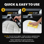 CAR GUYS Super Cleaner | Interior Car Cleaner for Tough Stains | Stain Remover for Car Seats, Carpet, Upholstery, & Leather | 18 Oz Kit with Microfiber Towel