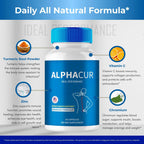 AlphaCur for Neuropathy Advanced Formula Capsules, Official AlphaCur for Nerve Pain Supplement Pills - Maximum, Strength All Natural Healthy Circulation & Stable Levels, Alpha Cur Reviews (3 Pack)