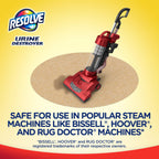 Resolve Urine Destroyer Carpet Cleaning Machine Formula, Safe for Bissell, Hoover & Rug Doctor, Carpet Cleaner, Carpet Cleaner Solution, 96 OZ