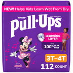 Pull-Ups Girls' Potty Training Pants, Size 3T-4T, 112 Count
