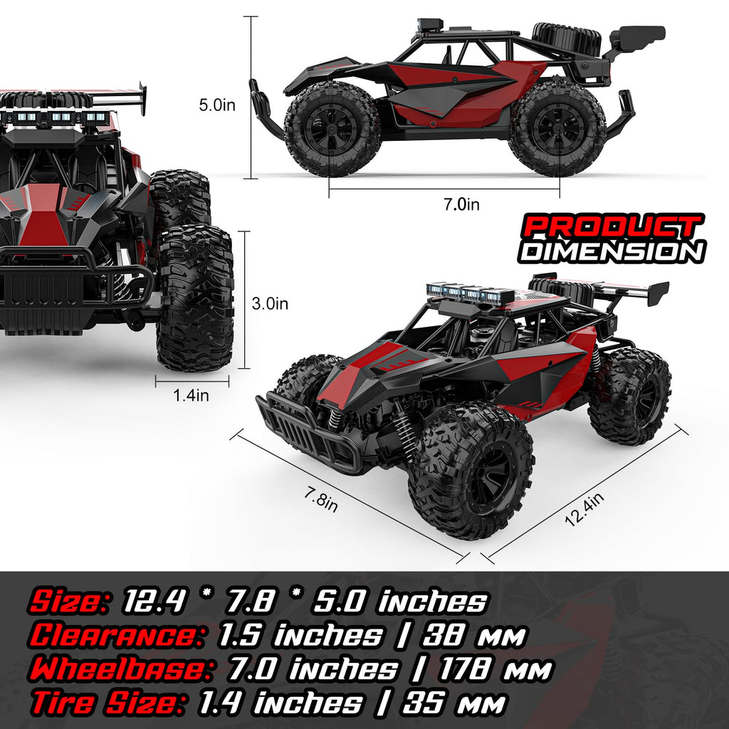 BLUEJAY Remote Control Car, 2.4GHz High Speed 33KM/H RC Cars Toys