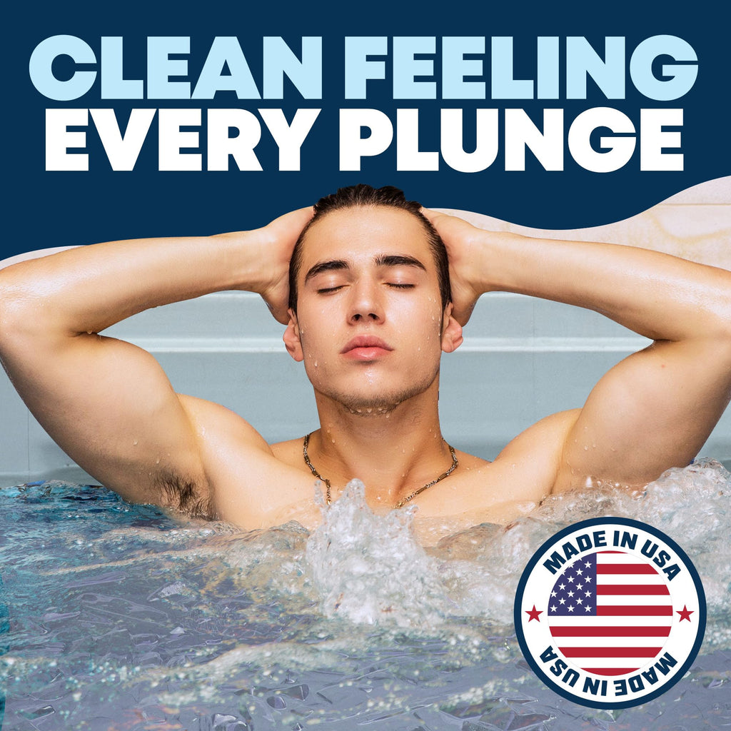 Durabasics 3in1 Cold Plunge Water Treatment – Helps Maintain Clear, Fresh-Looking Water | Cold Plunge Cleaner & Water Stabilizer | 64 -Week Supply | Easy to Use | Ice Bath Water Treatment – 64 oz