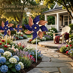 250th Anniversary USA Freedom Wind Spinners, Patriotic Pinwheels Red White Blue Decor for 4th of July Memorial Day Yard Lawn Parade Party, 12Pcs America 250 Decorations 1776-2026