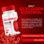 (2 Pack) Glucocyn Capsules, Official Glucocyn Glycogen Supplement Pills with All Natural Ingredients, Advanced Formula Support Pills with Max Strength Premium Vitamins for Women and Men (120 Capsules)