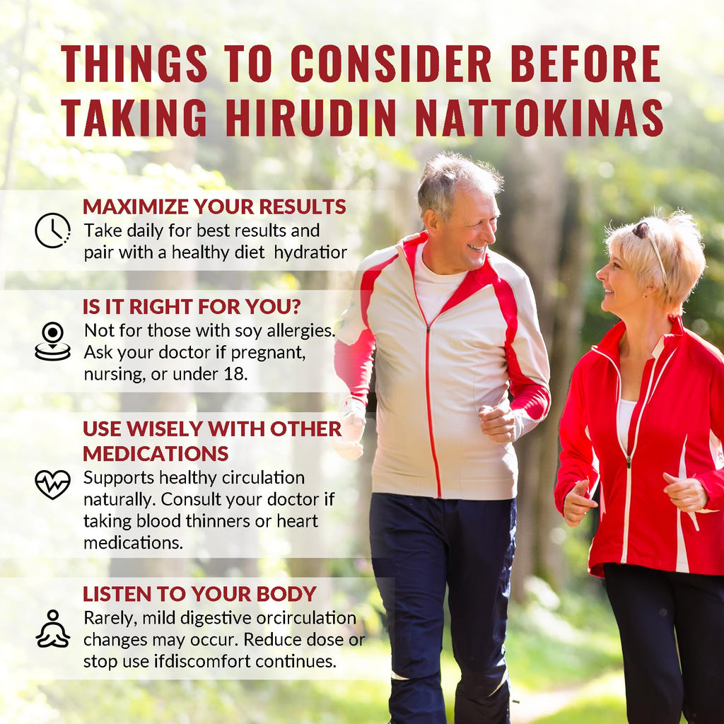Risabou 2 Bottles Hirudin Peptide 300mg, Nattokinase 150mg with Red Yeast Extract, Black Garlic Extract, Selenium, Vitamin E, Soybean Peptide 7 in 1 Formula丨120 Capsules