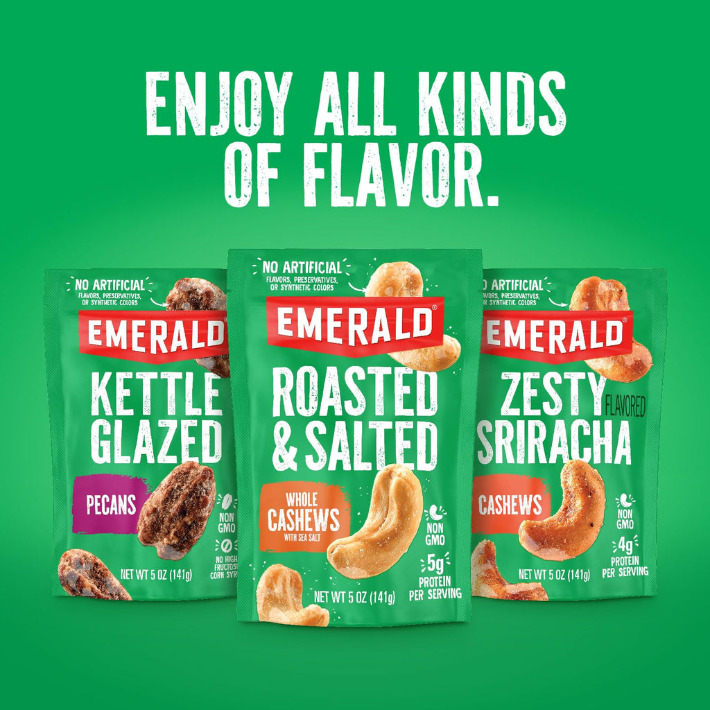 Emerald Mixed Nuts Variety Pack, 100-Calorie Snack Packs, 18 Count