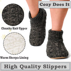 The Metluks Mens Slipper Socks Christmas Stocking Stuffers Cozy Gift 12-13