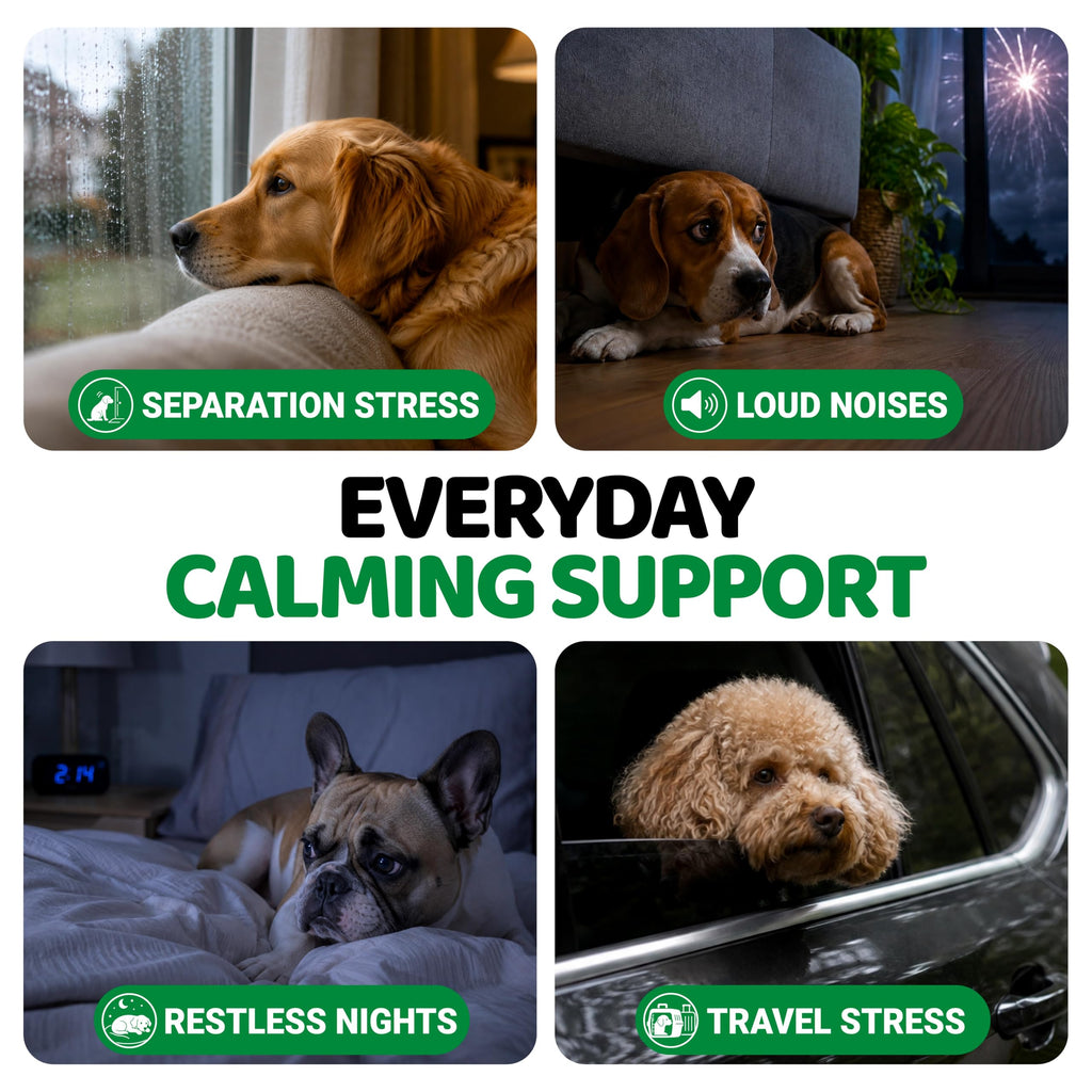 Hemp Calming Chews for Dogs - 240 Treats - Advanced Dog Calming Chews