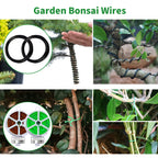 Bonsai Tree Kit, 20 Pcs Gardening Succulent Tools Set, Bonsai Tool Kit Include 262 Feet Bonsai Wire, 29.5"x29.5" Plant Repotting Mat, Bonsai Scissors, Pruning Shears, Unique Gift for Indoor Gardening