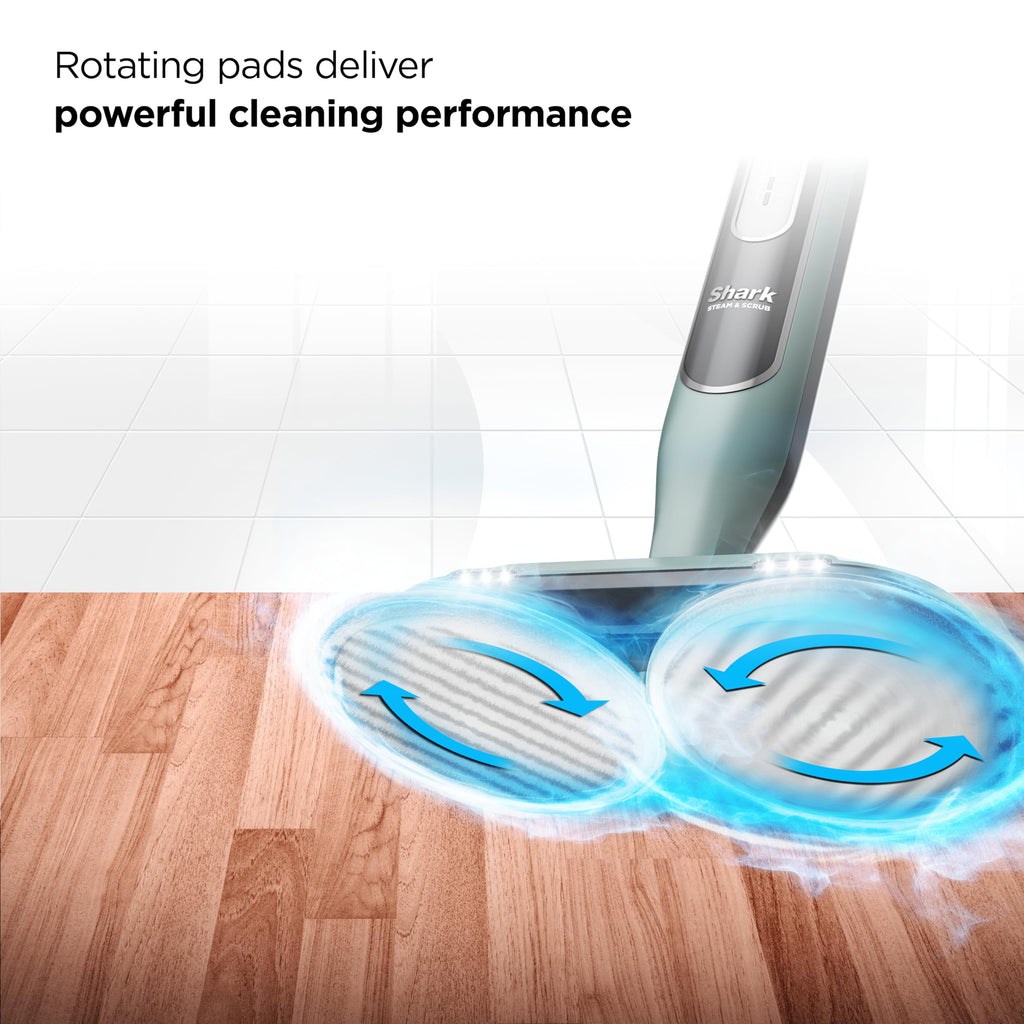 Shark Steam & Scrub Steam Mop, All-in-One Hard Floor Cleaner, Grey, S8001