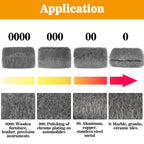 MAQIHAN Steel Wool Pads 0000 15pcs - for Mice Control, Polishing, Cleaning