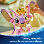 LEGO Disney Angel Lilo & Stitch Kids Toy - Room Decor and Building Set for Girls and Boys, Ages 9+ - Birthday Gift Idea for Young Fans Who Love Stitch Stuff and Learning Toys - 43257