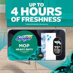 Swiffer Heavy Duty Mop Wet Multi-Surface Cloth Refills for Floor Mopping and Cleaning, Gain and Unstopables Scents, 30 count