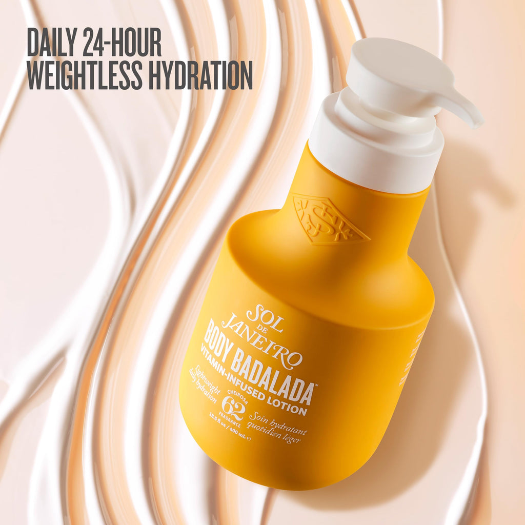 Sol de Janeiro Body Badalada Vanilla Lotion | Vitamin-Infused Body Lotion | Cheirosa 62 Fragrance | 13.5 fl oz.