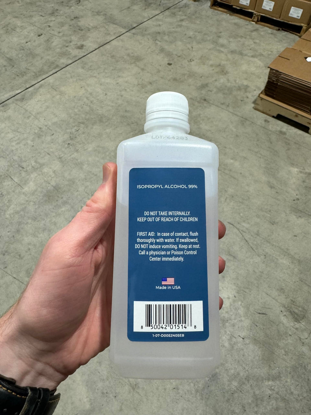 99% Isopropyl Alcohol 16 oz. Bottle, General Purpose Cleaner for Glass and PCB, Technical Grade, Alcohol for Nails (2)