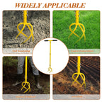 BARAYSTUS Hand Tiller, Twist Garden Claw Cultivator for Soil loosening