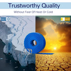 OasisTrim 2" x 50FT Pool Backwash Hose, Heavy-Duty Pool Hose, Lay Flat Discharge Hose, Durable Burst Resistant, Pool Filter Pump Water Drainage, Sump Pump Discharge, with 2 Clamps