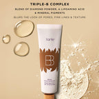 tarte BB blur tinted moisturizer Broad Spectrum SPF 30 – Medium Buildable Coverage with Natural Lightweight Matte Finish, Vegan & Cruelty-Free, full size, fair