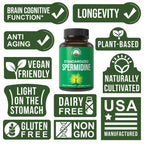 Spermidine Supplement Standardized to 99% Spermidine Trihydrochloride